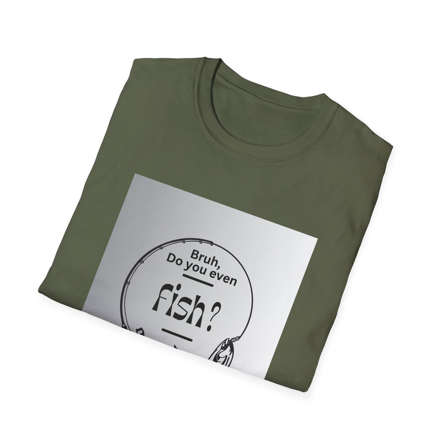 Fishing T-Shirt — “Bruh, Do You Even Fish?” Graphic Tee for Anglers